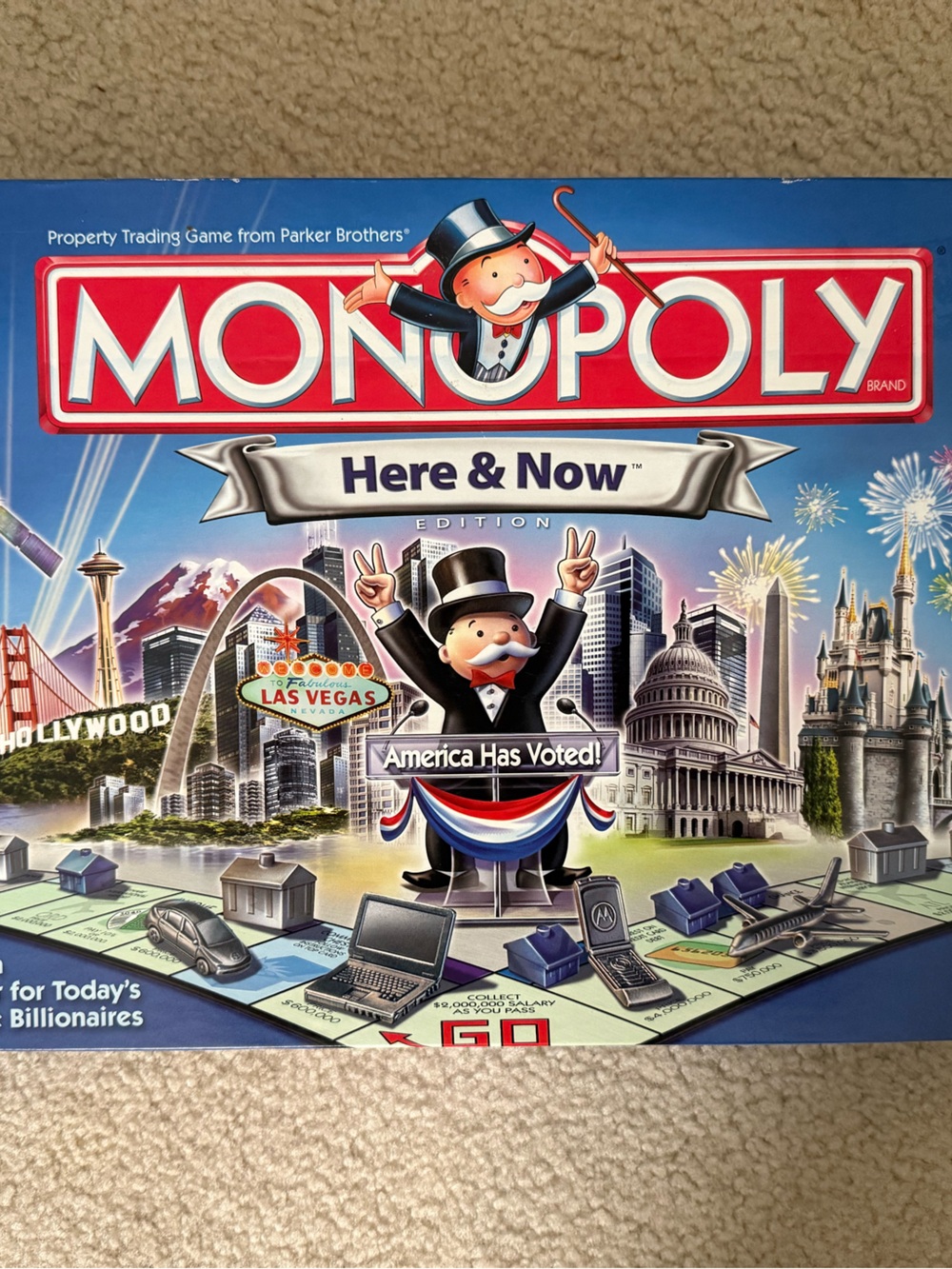 Monopoly Here & Now Edition ‘America Has Voted’ -  NWOT/Open Box